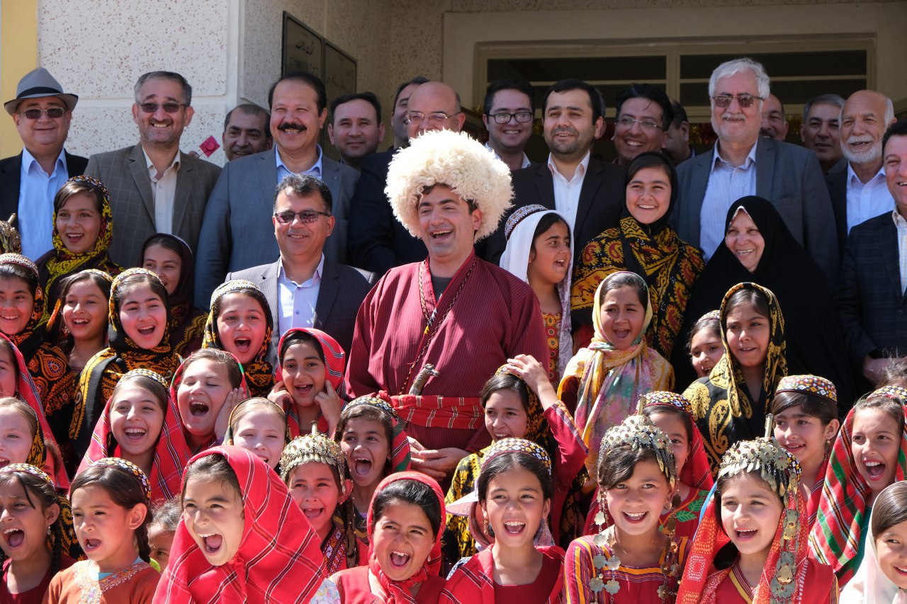 افتتاح مدارس ایران من در گلستان 